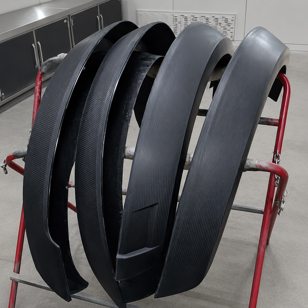Ford Ranger Raptor | Carbon Fiber Fender Flare Kit +50mm