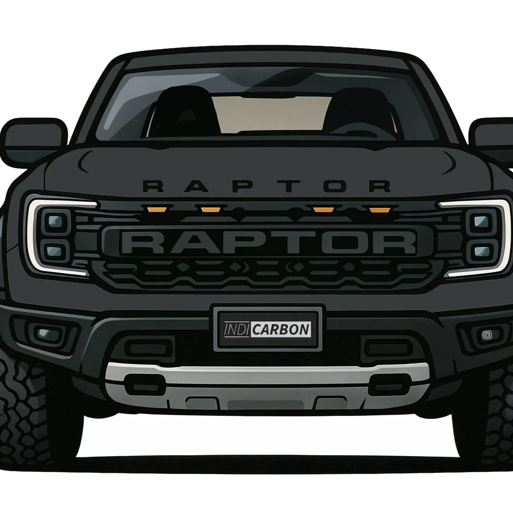 Ford Ranger Raptor | Paper Air Freshener (NEW CAR SMELL)