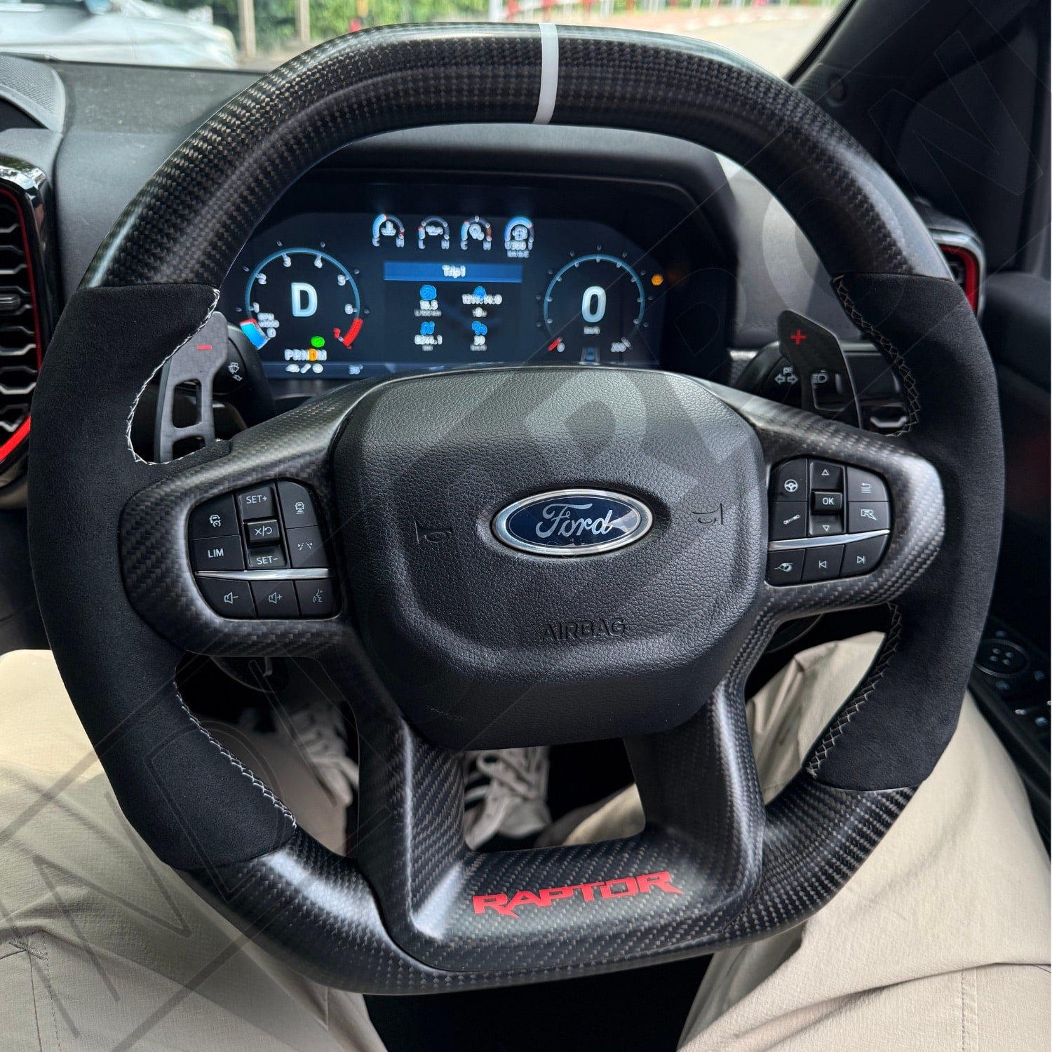 Ford Ranger Raptor | Carbon Fiber Steering Wheel